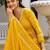 Women Floral Printed Angrakha Thread Work Pure Cotton Kurta with Trousers & With Dupatta