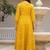 Women Floral Printed Angrakha Thread Work Pure Cotton Kurta with Trousers & With Dupatta