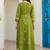 Women Ethnic Motifs Printed Regular Thread Work Pure Cotton Kurta with Trousers & With Dupatta