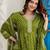Women Ethnic Motifs Printed Regular Thread Work Pure Cotton Kurta with Trousers & With Dupatta