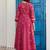 Women Floral Printed Panelled Thread Work Pure Cotton Kurta with Trousers & With Dupatta