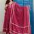 Women Floral Printed Panelled Thread Work Pure Cotton Kurta with Trousers & With Dupatta