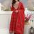 Women Ethnic Motifs Printed Regular Beads and Stones Pure Cotton Kurta with Trousers & With Dupatta