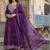 Women Ethnic Motifs Printed Panelled Thread Work Pure Cotton Kurta with Trousers & With Dupatta