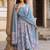 Women Floral Printed Empire Pure Cotton Kurta with Trousers & With Dupatta