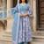 Women Floral Printed Empire Pure Cotton Kurta with Trousers & With Dupatta