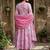 Women Floral Printed Empire Pure Cotton Kurta with Trousers & With Dupatta