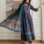 Floral Printed Sequinned Pure Cotton A-Line Kurta With Palazzos & Dupatta