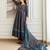 Floral Printed Sequinned Pure Cotton A-Line Kurta With Palazzos & Dupatta