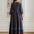 Floral Printed Sequinned Pure Cotton A-Line Kurta With Palazzos & Dupatta