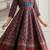 Printed Round Neck Tiered Pure Cotton Anarkali Kurta With Trousers & Dupatta