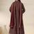 Women Floral Printed Layered Pure Cotton Kurta with Trousers & Dupatta