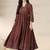 Women Floral Printed Layered Pure Cotton Kurta with Trousers & Dupatta