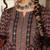 Floral Printed Mirror Work Pure Cotton Anarkali Kurta & Palazzo & Dupatta Set