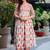 Women Floral Printed Regular Pure Cotton Kurta with Trousers & With Dupatta