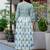 Women Floral Printed Tiered Pure Cotton Kurta with Trousers & With Dupatta