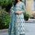 Women Floral Printed Tiered Pure Cotton Kurta with Trousers & With Dupatta
