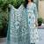 Women Floral Printed Tiered Pure Cotton Kurta with Trousers & With Dupatta