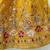 yellow floral embroidered lehenga with dupatta