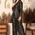 Black gold brocade co-ord set