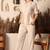 Ivory aura pleated co-ord set