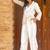 Ivory gold embroidered co-ord set with pant