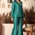 Nazakat green brocade co-ord set
