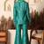 Nazakat green brocade co-ord set