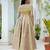 Pastel bloom jacquard fit & flare dress | premium festive wear