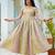 Pastel bloom jacquard fit & flare dress | premium festive wear