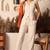 Rust orange blazer with ivory co-ord set