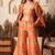 Sunset gold brocade co-ord set