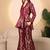 Wine royale paisley brocade co-ord set