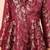Wine royale paisley brocade co-ord set