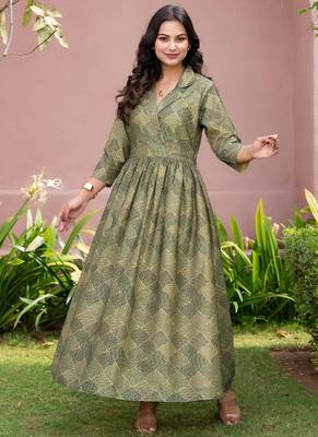 Ruhani olive grace dress 1