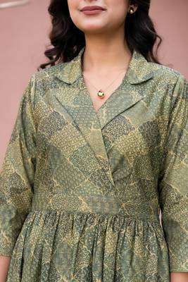 Ruhani olive grace dress 4