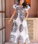 Azure muse midi dress