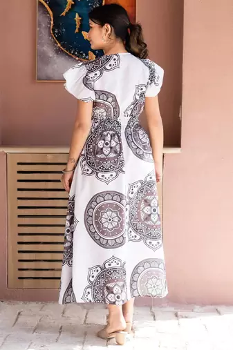 Azure muse midi dress