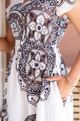 Azure muse midi dress 4