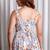 Tropical bloom floral printed midi dress