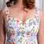 Tropical bloom floral printed midi dress