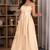 Yellow gingham maxi dress