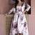 Rosy aura jacket style dress