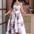 Rosy aura jacket style dress