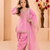 Trendy roman silk embroidery sequnce and moti work pink readymade salwar suit