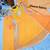 Heavy fox georgette printed and real mirror  work with pum work yellow readymade salwar suit
