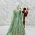 Heavy fendy silk embroidery and sequnce work mint green readymade salwar suit
