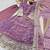 Heavy fendy silk embroidery and sequnce work lavender readymade salwar suit