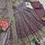 Mauve fendy silk embroidered sequince work anarkali kurta set