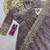Mauve fendy silk embroidered sequince work anarkali kurta set